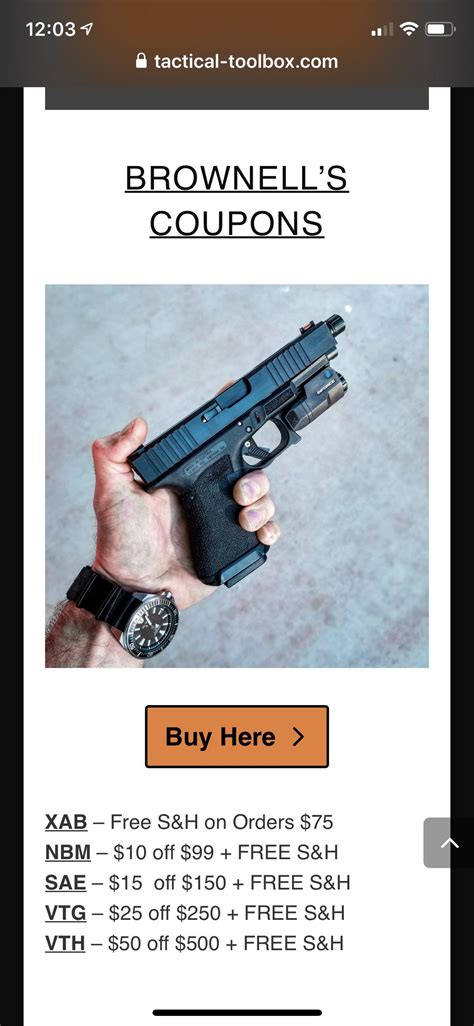 Brownells promo code reddit - Top Brownells Coupon Codes or Discount Codes October 2023. Offer Description. Expires. Code. 15% Off All Gun Parts & Magazines on Prime Day Sale. 17 Oct. BUI*****. $25 Off $200+ Orders. 01 Nov. 